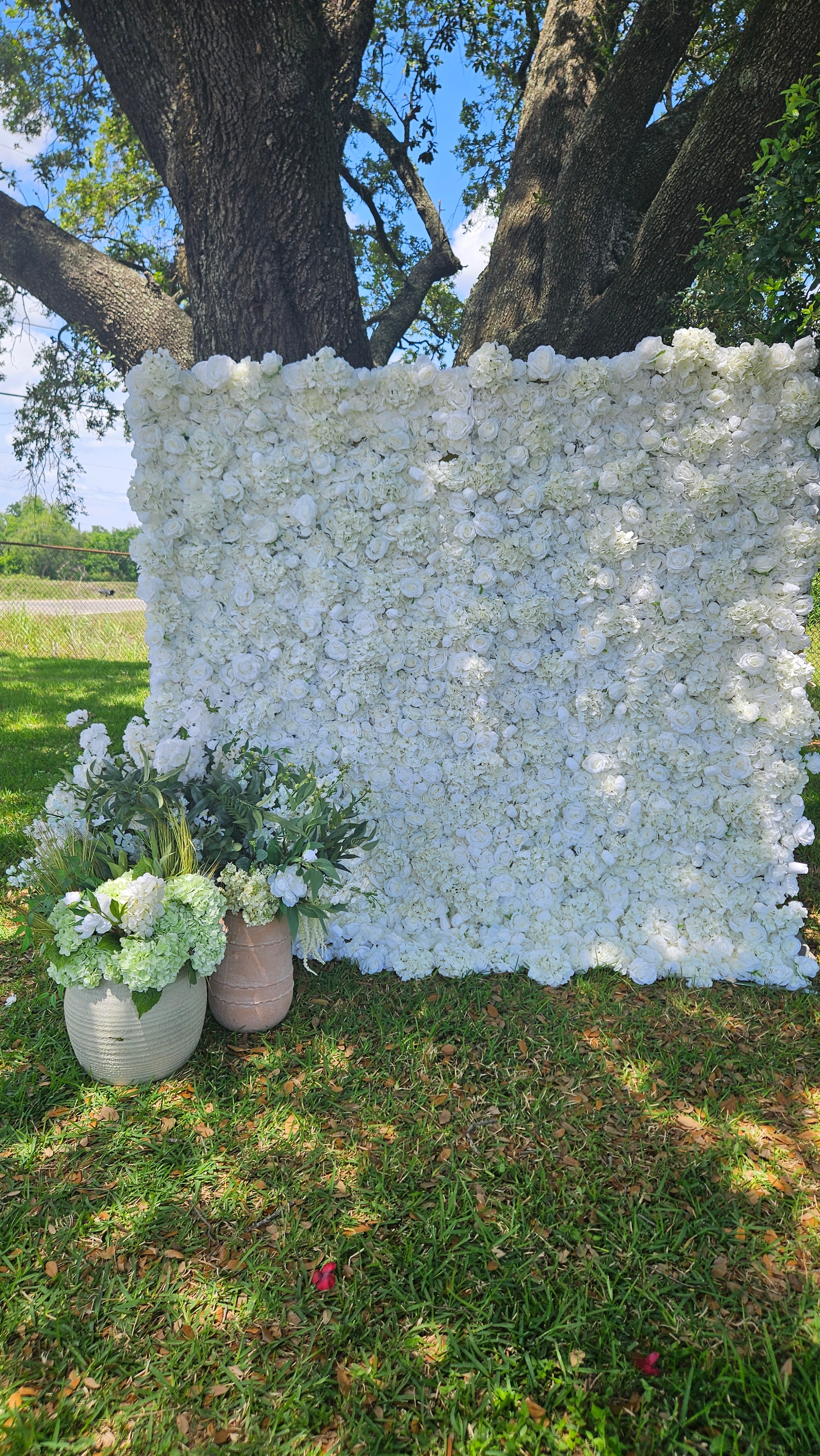 White Garden Arrangement